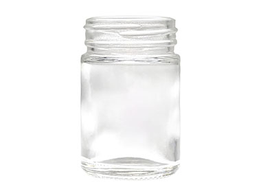 2 oz., 43/400 Finish, Flint, Jars, Glass, Round