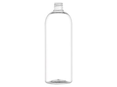 32 oz., 28/410 Finish, Clear, Bottles, PET, Bullet