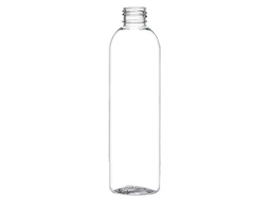 8 oz., 24/410 Finish, Clear, Bottles, PET, Bullet