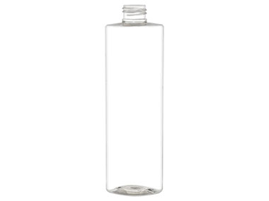 12 oz., 24/410 Finish, Clear, Bottles, PET, Cylinder Round