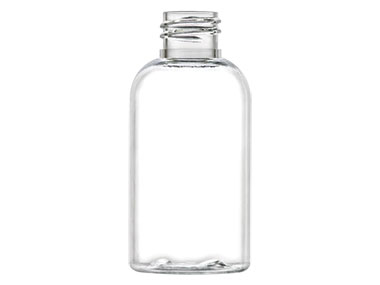 2 oz., 20/410 Finish, Clear, Bottles, PET, Boston Round