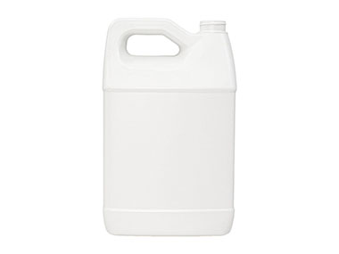 1 Gallon, 38/400 Finish, White, Bottles, HDPE, F-Style, Label Panel