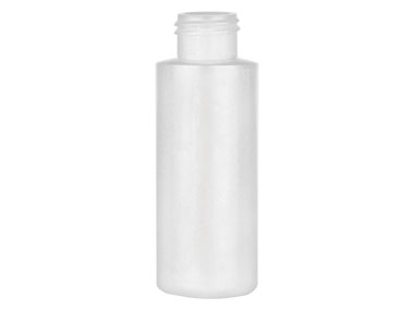 2 oz., 24/410 Finish, Natural, Bottles, HDPE, Cylinder Round