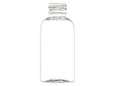 2 oz., 20/410 Finish, Clear, Bottles, PET, Boston Round
