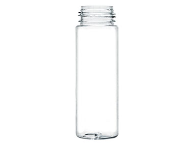 180 mL, 43mm Finish, Clear, Bottles, PET, Foamer Style Cylinder Round