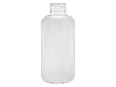 4 oz., 24/410 Finish, Natural, Bottles, HDPE, Boston Round