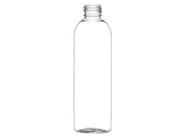 8 oz., 24/410 Finish, Clear, Bottles, PET, Bullet
