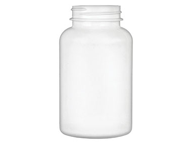 275 cc, 45/400 Finish, White, Bottles, HDPE, Round Packer