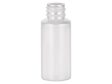 1 oz., 20/410 Finish, Natural, Bottles, LDPE, Cylinder Round