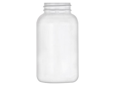 300 cc, 45/400 Finish, White, Bottles, HDPE, Round Packer