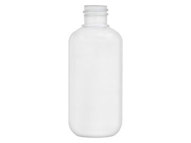 3 oz., 20/410 Finish, White, Bottles, Boston Round