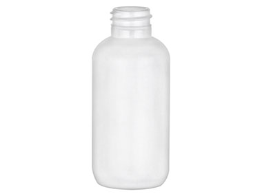 2 oz., 20/410 Finish, White, Bottles, HDPE PCR, Boston Round