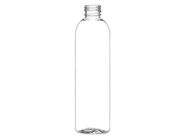 8 oz., 24/410 Finish, Clear, Bottles, PET, Bullet