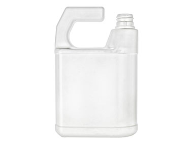 32 oz., 28mm Ratchet Finish, White, Bottles, HDPE, C-Style Oblong, For Hose End Sprayers