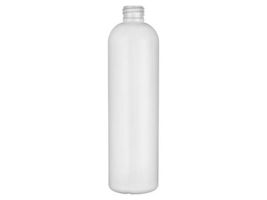 12 oz., 24/410 Finish, Gray, Bottles, HDPE, Bullet