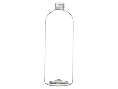 28 oz., 28/410 Finish, Clear, Bottles, PET, Bullet