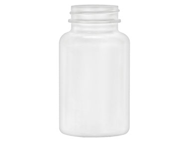 150 cc, 38/400 Finish, White, Bottles, HDPE, Round Packer