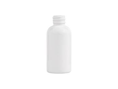 2 oz., 20/410 Finish, White, Bottles, PET, Boston Round