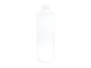 8 oz., 24/410 Finish, Natural, Bottles, HDPE, Cylinder Round