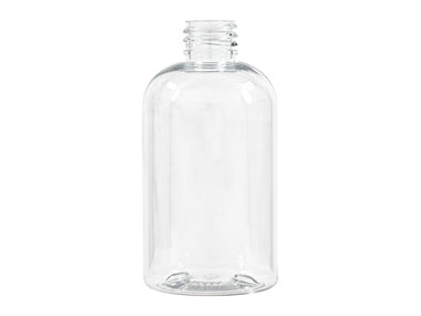 4 oz., 20/410 Finish, Clear, Bottles, PET, Boston Round