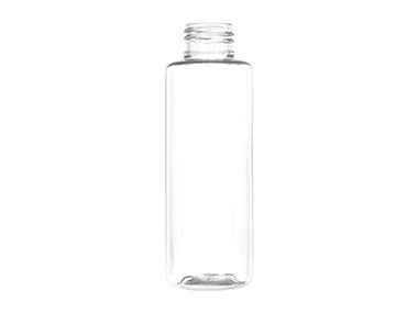 4 oz., 28/410 Finish, Clear, Bottles, PET, Cylinder Round
