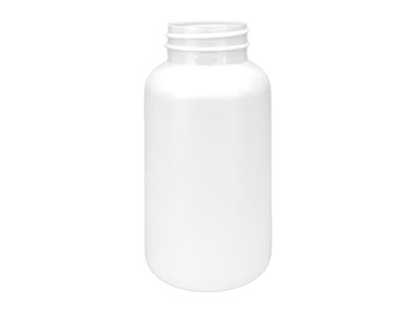 300 cc, 45/400 Finish, White, Bottles, HDPE, Round Packer