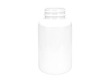 200 cc, 38/400 Finish, White, Bottles, HDPE, Round Packer