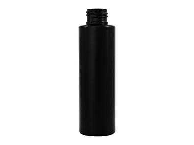 4 oz., 24/410 Finish, Black, Bottles, HDPE, Cylinder Round