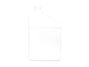 32 oz., 28mm Finish, White, Bottles, HDPE, Oblong, Label Panel