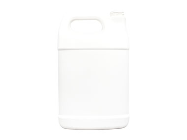 1 Gallon, 38/400 Finish, White, Bottles, HDPE, F-Style, Label Panel