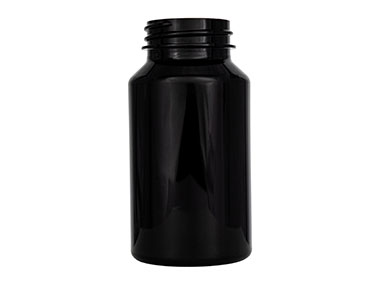 150 cc, 38/400 Finish, Dark Amber, Bottles, PET PCR, Round Packer