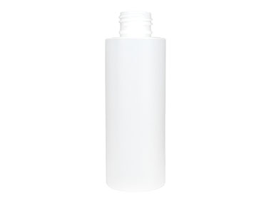 4 oz., 24/410 Finish, Natural, Bottles, HDPE, Cylinder Round