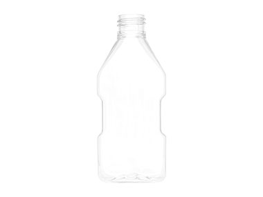 8 oz., 24/410 Finish, Clear, Bottles, PET, Oblong