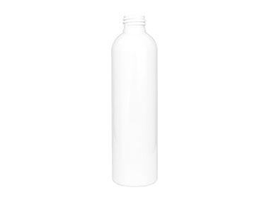 8 oz., 24/410 Finish, White, Bottles, PET, Bullet