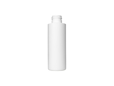 4 oz., 24/410 Finish, White, Bottles, HDPE, Cylinder Round
