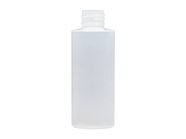 2 oz., 20/410 Finish, Natural, Bottles, MDPE, Cylinder Round