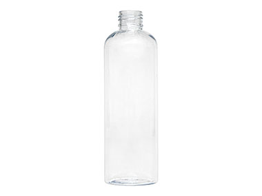 8 oz., 24/410 Finish, Clear, Bottles, PET, Bullet