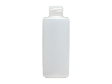 2 oz., 20/410 Finish, Natural, Bottles, HDPE, Cylinder Round