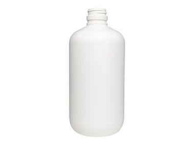 32 oz., 33/400 Finish, White, Bottles, HDPE, Boston Round