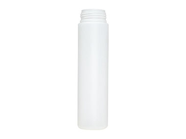 250 mL, 43mm Finish, Natural, Bottles, HDPE, Foamer Style Cylinder Round