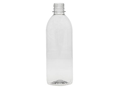 16 oz., 28mm TE Finish, Clear, Bottles, PET, Beverage Style Round