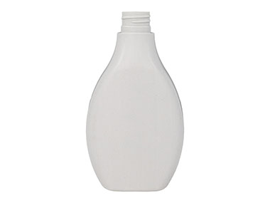 12 oz., 28/410 Finish, White, Bottles, PET, Oblong, Label Panel