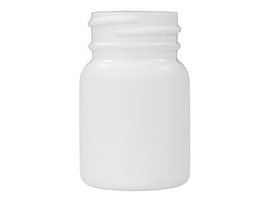 40 cc, 33/400 Finish, White, Bottles, HDPE, Round Packer