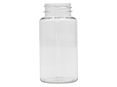 150 cc, 38/400 Finish, Clear, Bottles, PET, Round Packer