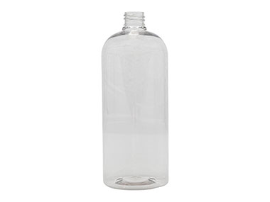 32 oz., 28/410 Finish, Clear, Bottles, PET, Bullet