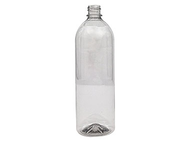 32 oz., 28/410 Finish, Clear, Bottles, PET, Bullet