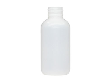 2 oz., 20/400 Finish, Natural, Bottles, HDPE, Boston Round