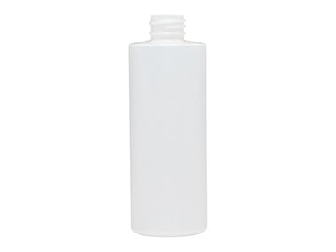 4 oz., 20/410 Finish, Natural, Bottles, HDPE, Cylinder Round