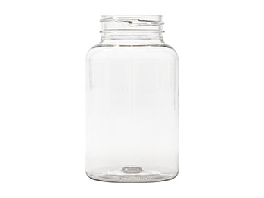 250 cc, 45/400 Finish, Clear, Bottles, PET, Round Packer