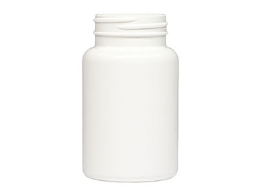 175 cc, 45/400 Finish, White, Bottles, HDPE, Round Packer